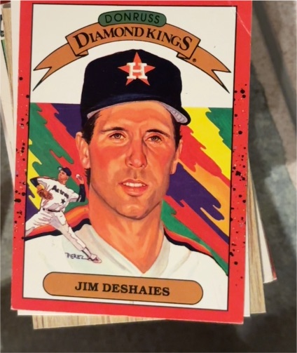 1990 Donruss Diamond Kings #7 Jim Deshaies — front