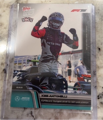 2025 Topps Now F1 #33 Kimi Antonelli — front