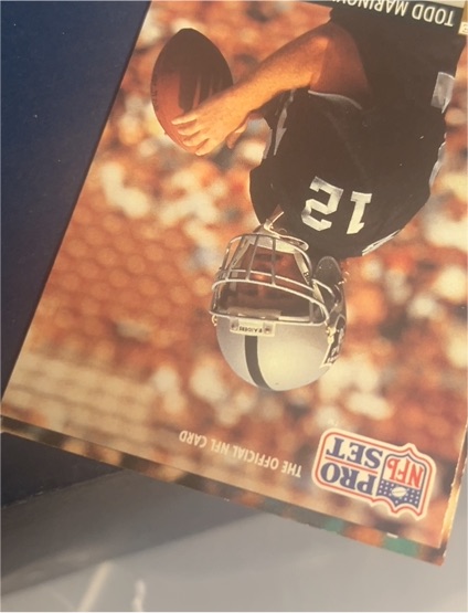 1991 Pro Set #418 Todd Marinovich — front