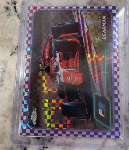 2024 Topps Chrome Formula 1 #96 Oliver Bearman — front