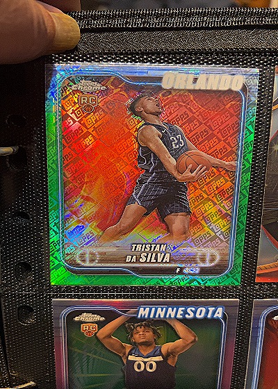 2024-25 Topps Chrome #124 Tristan Da Silva — front