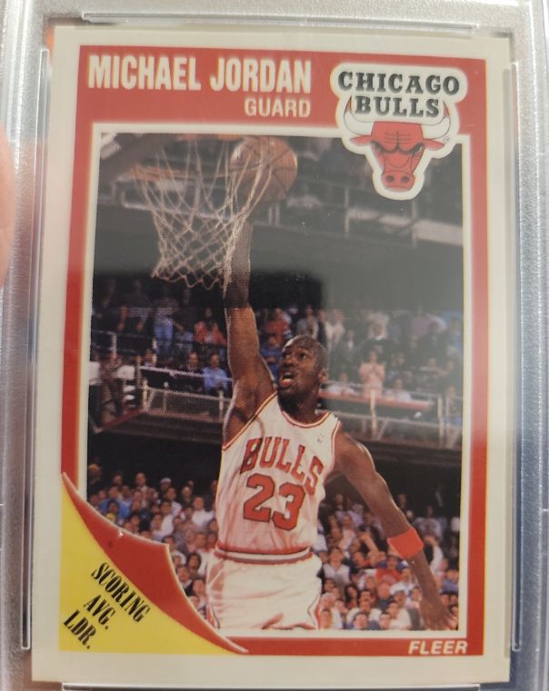 1989-90 Fleer #21 Michael Jordan — front