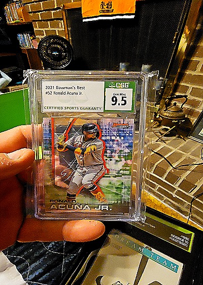 2021 Bowman's Best #52 Ronald Acuna Jr. — front