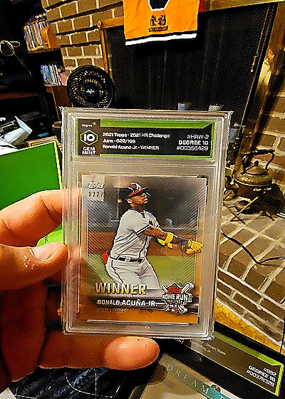2021 Topps Now #022 Ronald Acuna Jr. — front