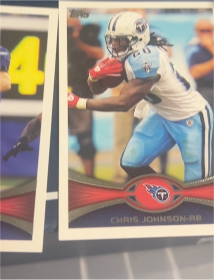 2012 Topps #80 Chris Johnson Tennessee Titans — front