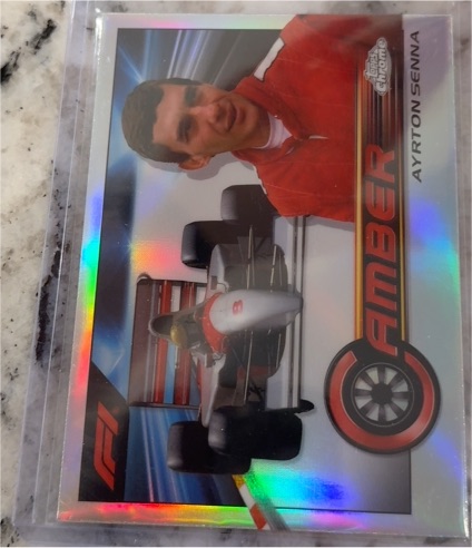 2023 Topps Chrome Formula 1 Camber #CAM-AS Ayrton Senna — front
