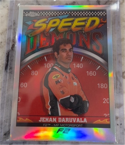 2023 Topps Chrome Formula 1 Speed Demons #SD-JD Jehan Daruvala — front