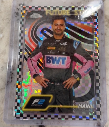 2024 Topps Chrome Formula 1 F2 #27 Kush Maini — front