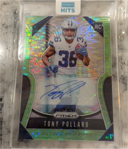 2019 Panini Prizm #339 Tony Pollard — front