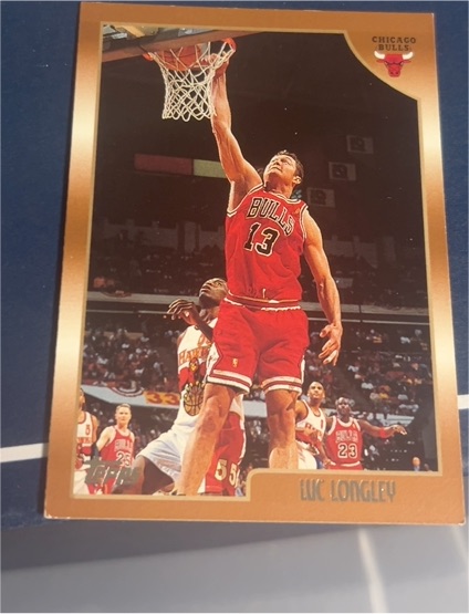1998-99 Topps #18 Luc Longley — front