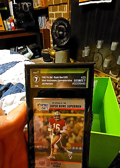 1990 Pro Set Super Bowl XXIV #33 Joe Montana — front