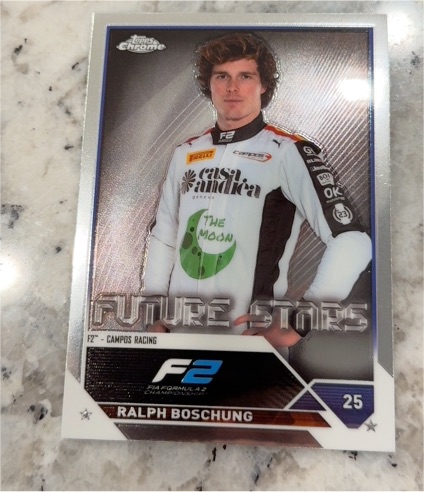 2023 Topps Chrome Formula 1 F2 Future Stars #83 Ralph Boschung — front