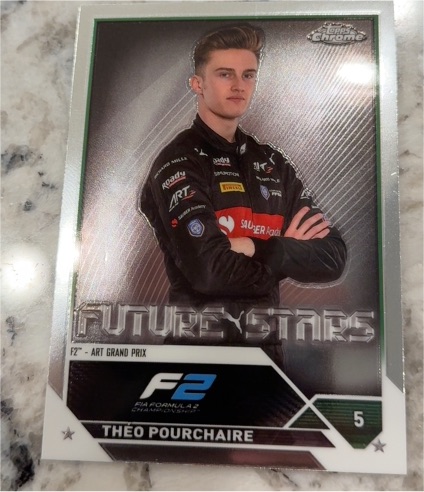 2023 Topps Chrome Formula 1 #78 Théo Pourchaire — front