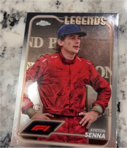 2024 Topps Chrome Formula 1 #188 Ayrton Senna Legends — front