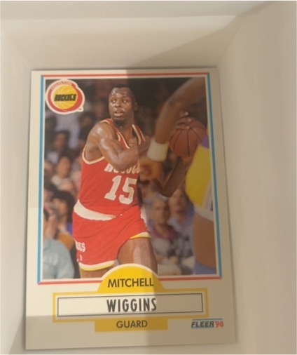 1990-91 Fleer #75 Mitchell Wiggins — front