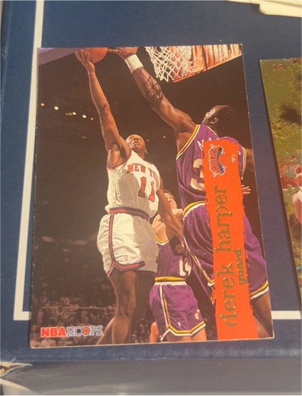 1995 NBA Hoops #108 Derek Harper — front