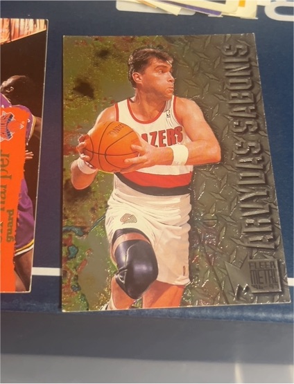 1996-97 Fleer Metal #81 Arvydas Sabonis — front