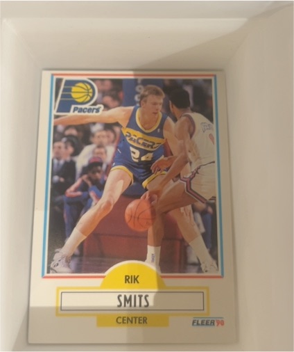 1990-91 Fleer #82 Rik Smits — front