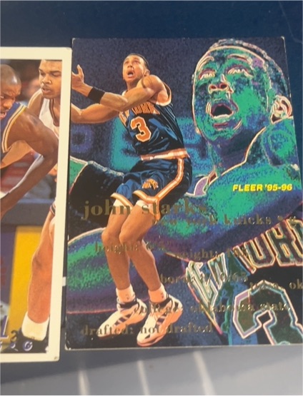 1995-96 Fleer #125 John Starks — front