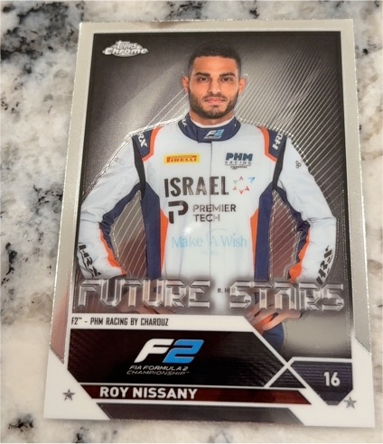 2023 Topps Chrome Formula 1 F2 Future Stars #88 Roy Nissany — front