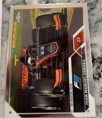 2023 Topps Chrome Formula 1 #143 Juan Manuel Correa — front