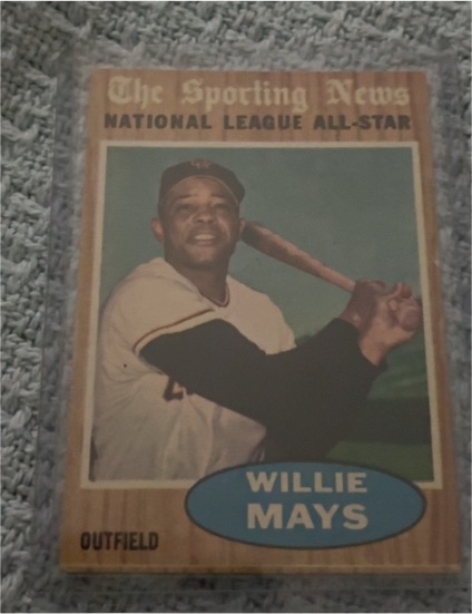 1962 Topps #395 Willie Mays — front