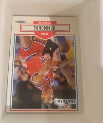 1990-91 Fleer #193 Tom Hammonds — front