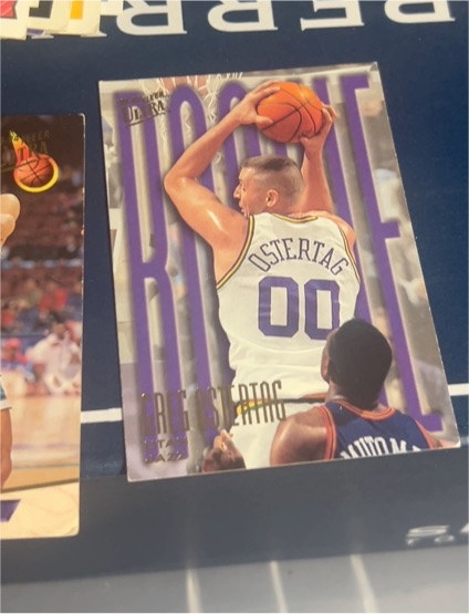 1995-96 Fleer Ultra #281 Greg Ostertag Rookie Card — front