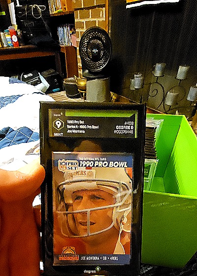 1990 Pro Set #M40B Joe Montana — front