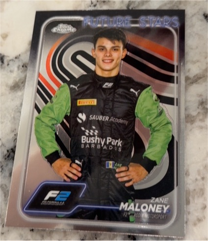 2024 Topps Chrome Formula 1 #25 Zane Maloney — front