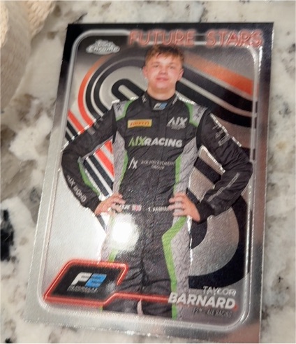 2024 Topps Chrome Formula 1 - F2 Drivers #36 Taylor Barnard — front