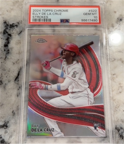 2024 Topps Chrome #S-22 Elly De La Cruz Strokes — front