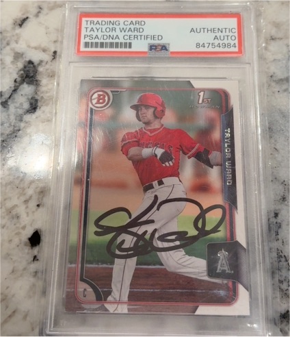2015 Bowman #Taylor Ward — front