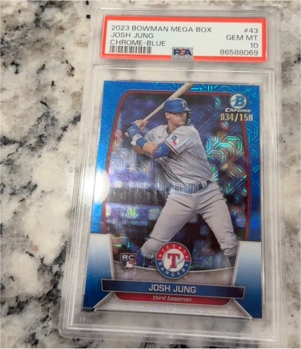2023 Bowman Chrome Mega Box #43 Josh Jung — front