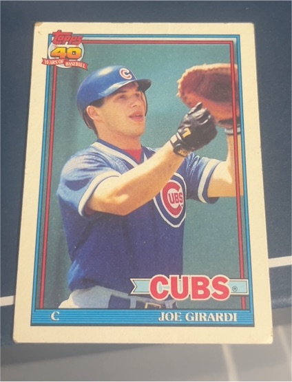 1991 Topps #214 Joe Girardi — front