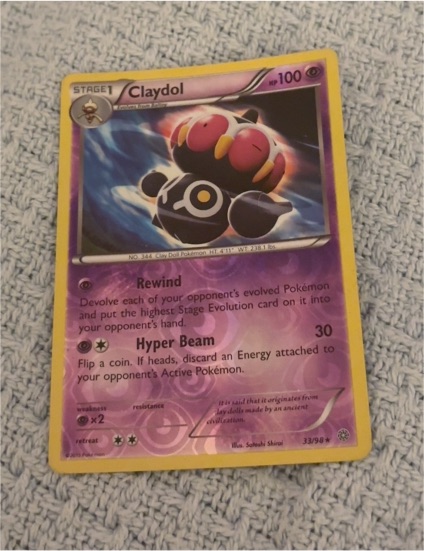 2015 Pokemon TCG Ancient Origins #33 Claydol — front