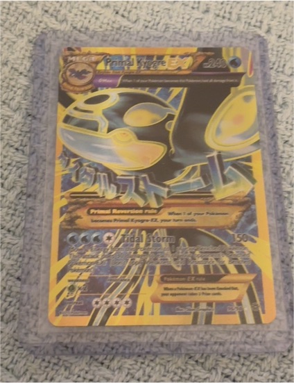 2015 Pokémon XY Ancient Origins #96 Primal Kyogre EX — front