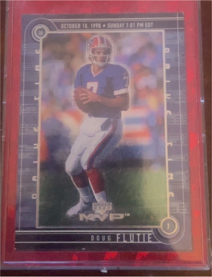 1999 Upper Deck MVP Drive Time #DT5 Doug Flutie Buffalo Bills — front