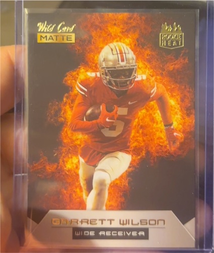 2022 Wild Card Matte #RH-11 Garrett Wilson Rookie Heat — front