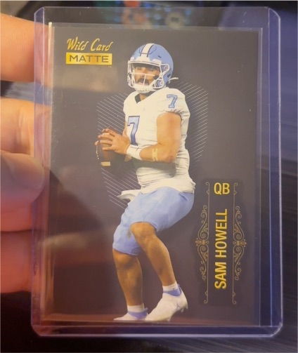 2022 Wild Card MATTE #MB-98 Sam Howell — front