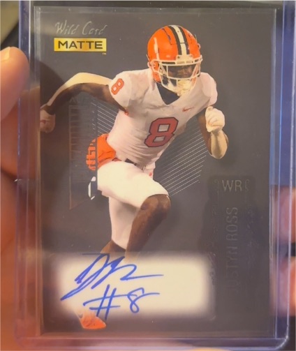 2021 Wild Card Matte Premier #MB-A A.J. Terrell — front
