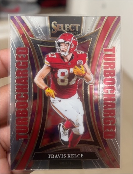 2024 Panini Select #13 Turbocharged Travis Kelce — front