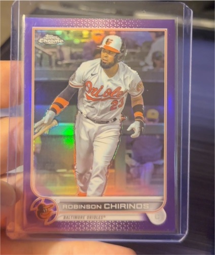 2022 Topps Chrome Update #USC183 Robinson Chirinos — front