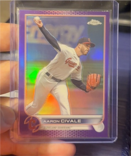 2022 Topps Chrome Update #USC160 Aaron Civale — front
