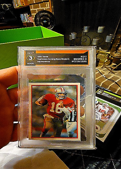 1985 Topps #210 Joe Montana — front