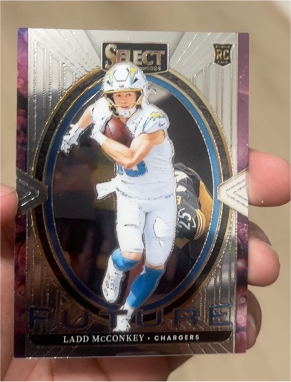 2024 Panini Select #19 Ladd McConkey Rookie Future Insert — front