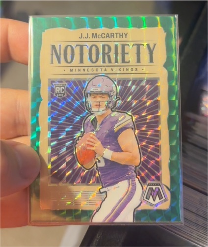 2024 Panini Mosaic #21 J.J. McCarthy — front