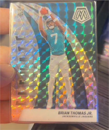 2024 Panini Mosaic Elevate #1 Brian Thomas Jr. — front