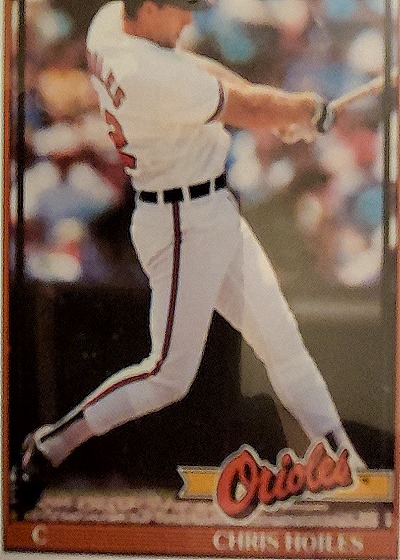 1991 Topps Stadium Club #286 Chris Hoiles — front