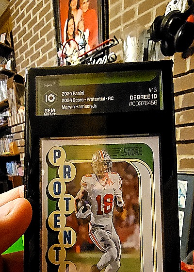 2024 Panini Score - Protential RC #16 Marvin Harrison Jr. — front